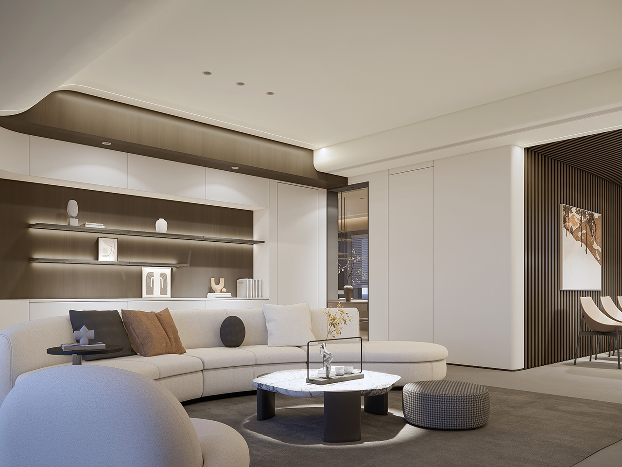 客廳全屋定制效果圖